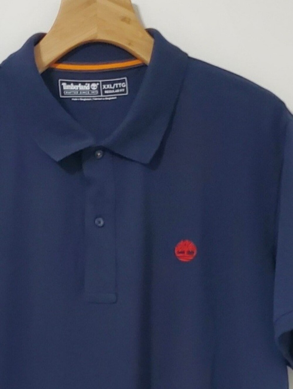 Timberland Polo Shirt Navy Blue Mens XXL